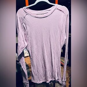 We The Free Light Purple Long Sleeve Top